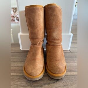 UGG Chestnut Suede Tall Boots. Women’s size 7. GUC